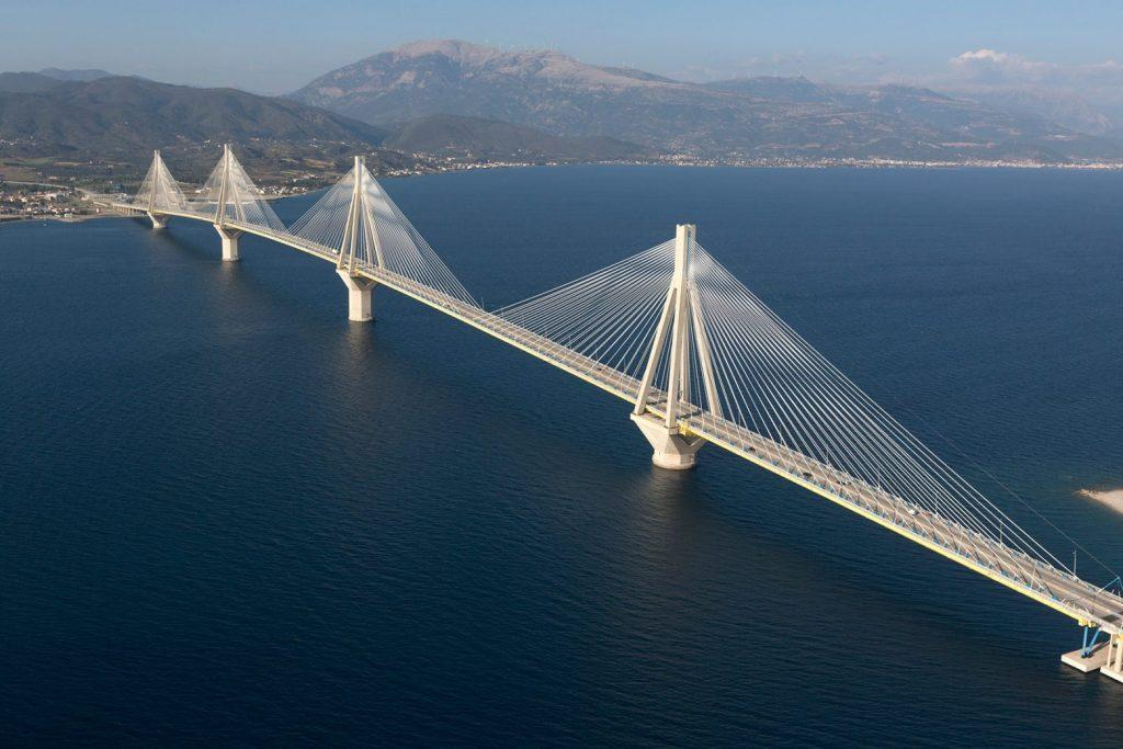 Rio Antirrio Bridge Patras Greece