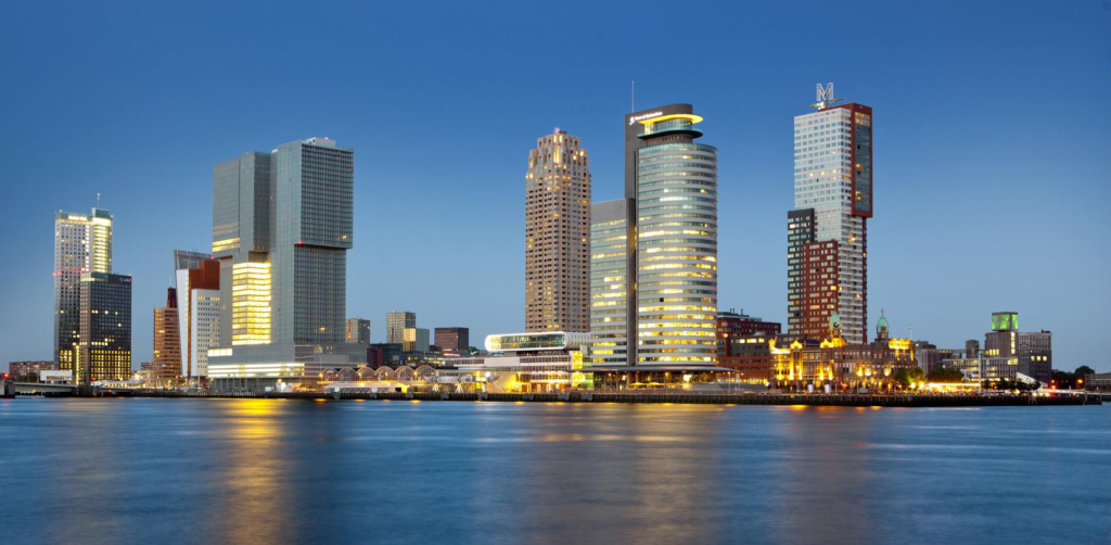 Rotterdam skyline Netherlands