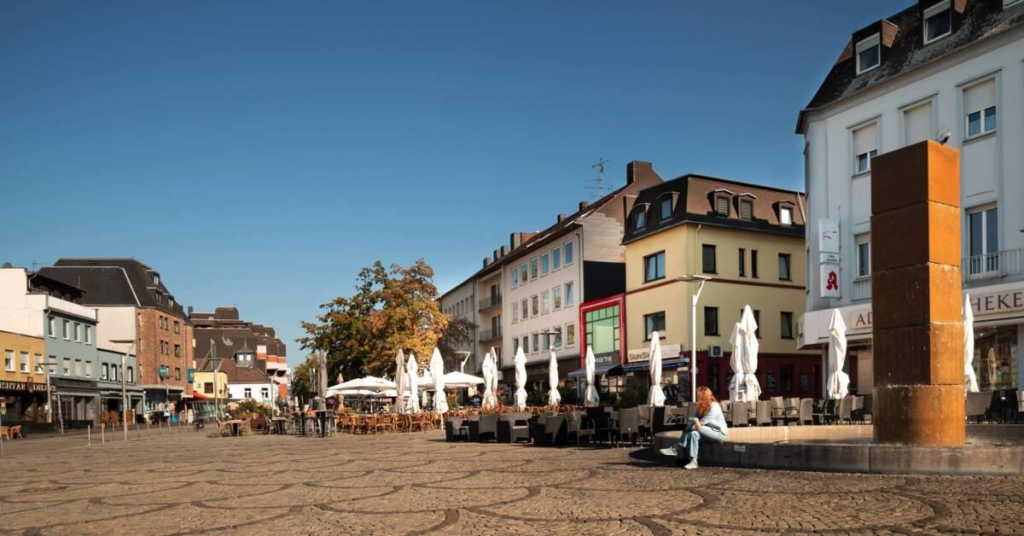 Monchengladbach city centre Germany