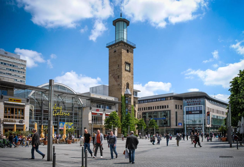Hagen city centre Germany