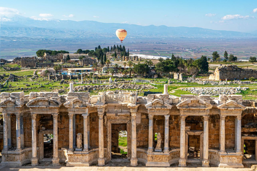 Hierapolis ancient city Denizli Turkey