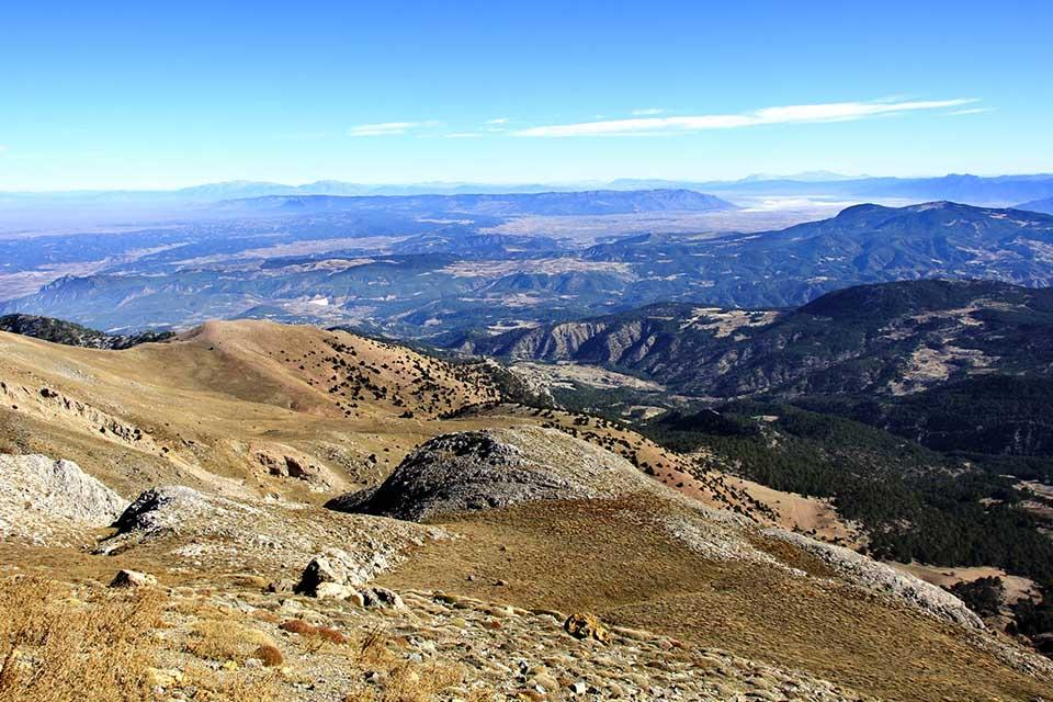 Denizli mountain landscape Turkey