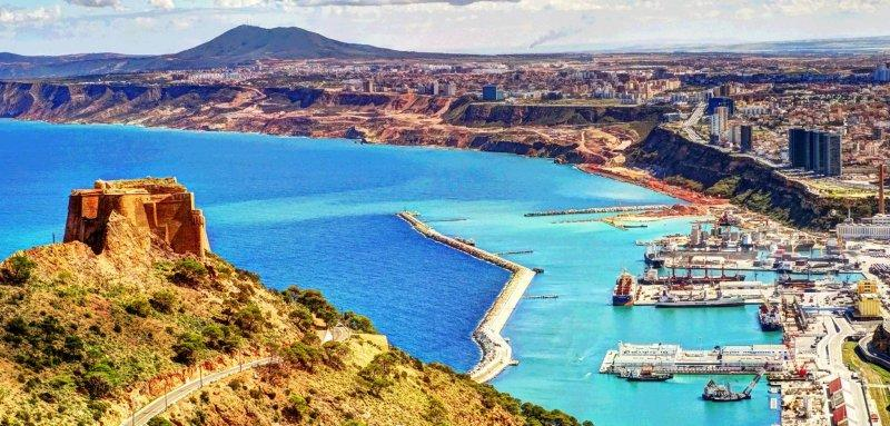 Oran coastline Algeria
