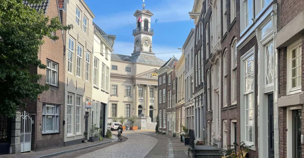Dordrecht historic city centre Netherlands