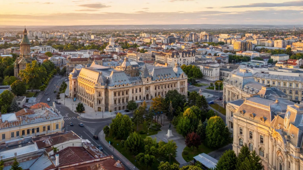 Craiova cityscape Romania