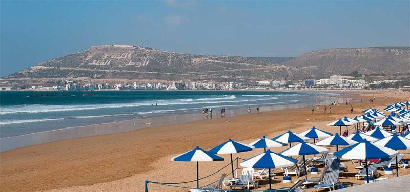 Agadir beach Morocco