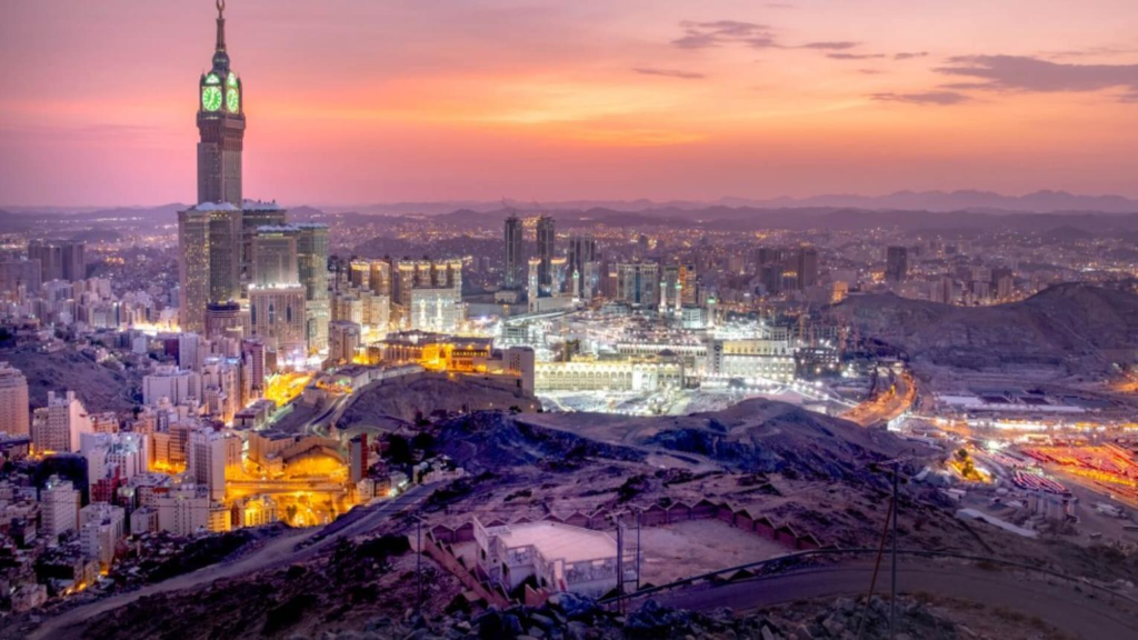 Makkah city skyline Saudi Arabia