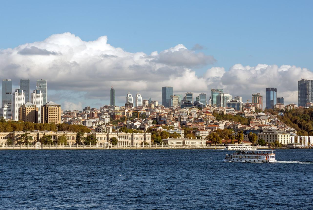 Bosphorus Istanbul skyline Turkey