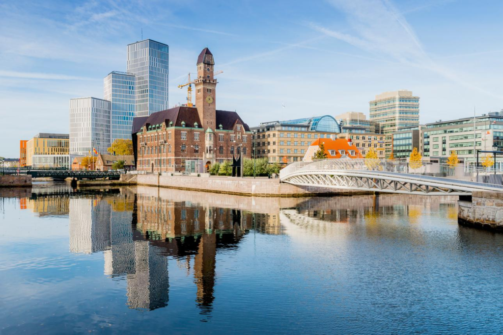 Malmo cityscape Sweden
