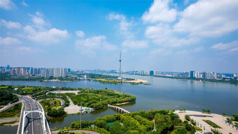 Linyi river landscape China