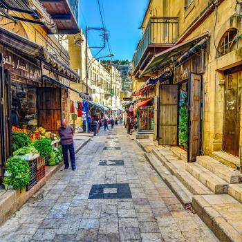 As-Salt old town Jordan streets