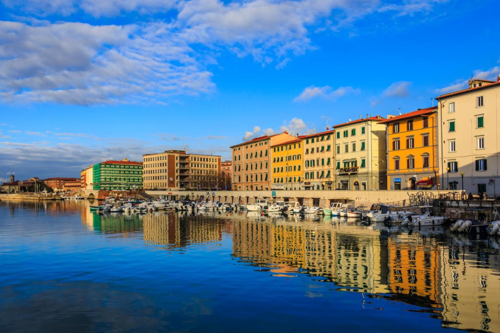 Livorno waterfront Italy