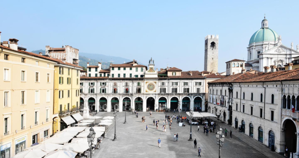 Brescia historic centre Italy
