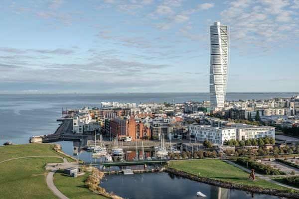 Malmo cityscape Sweden