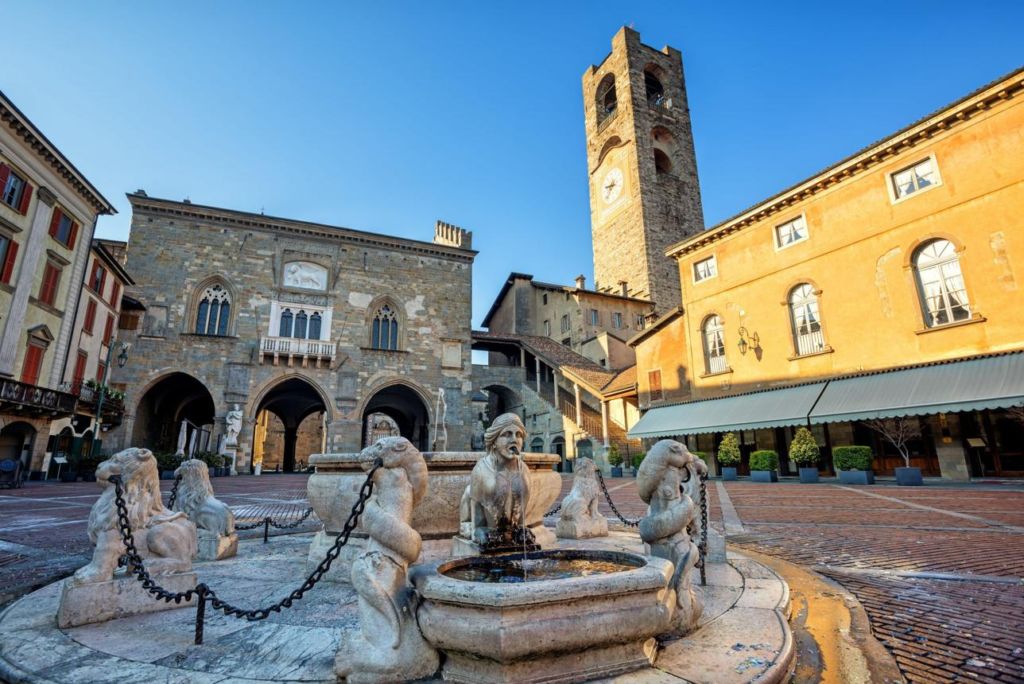 Piazza Vecchia Bergamo Italy