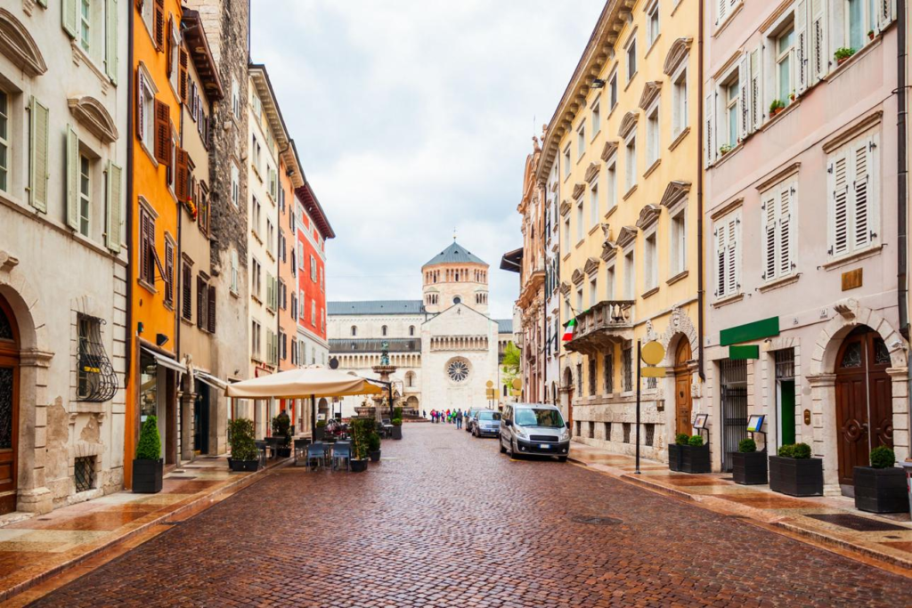 Trento Italy historic centre