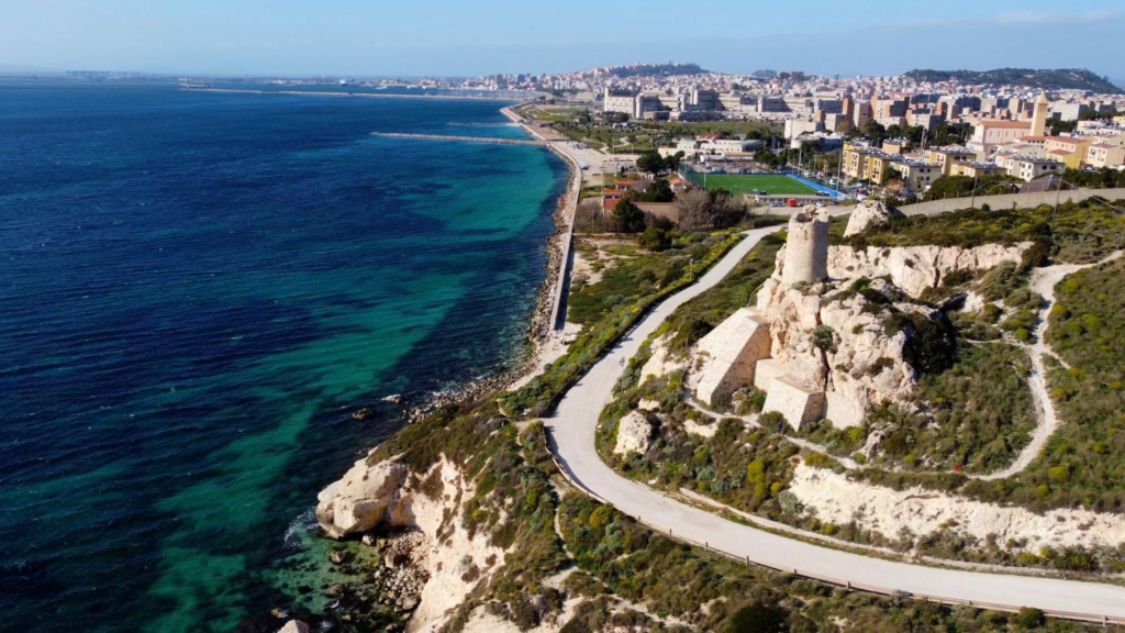 Poetto Beach Cagliari Sardinia