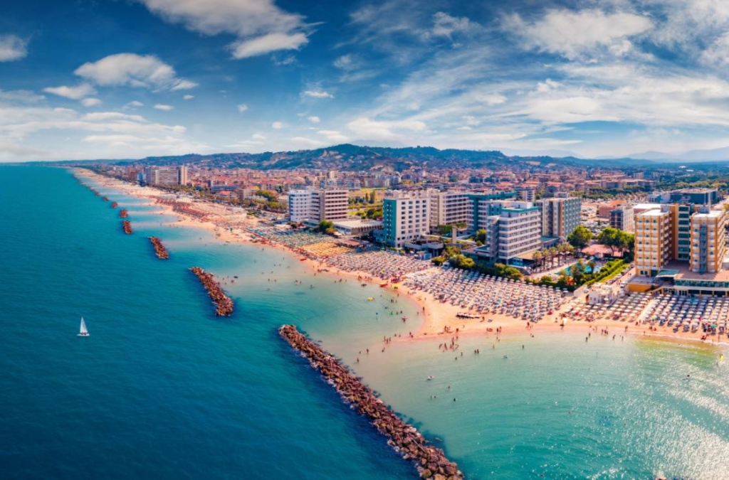 Pescara beachfront Italy