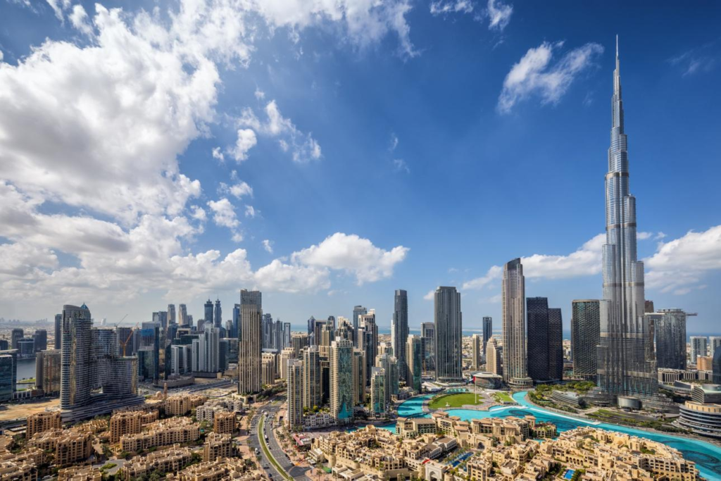Dubai skyline Burj Khalifa UAE