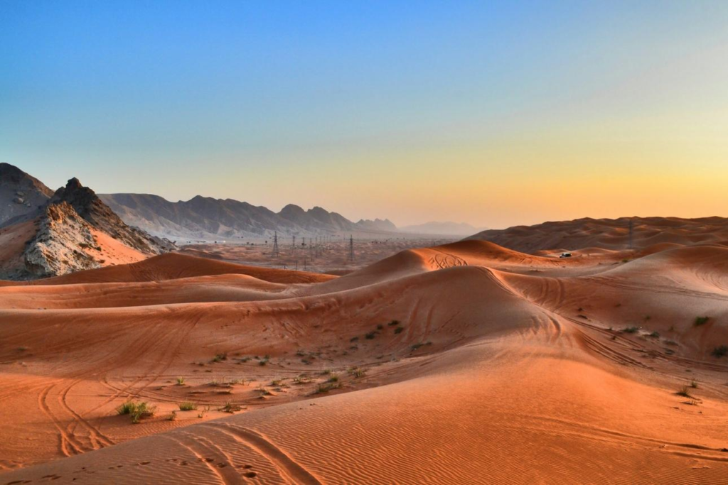 Sharjah desert landscape UAE