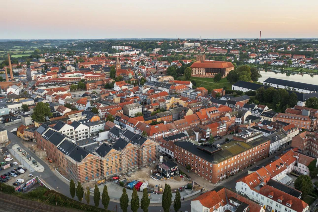 Kolding cityscape Denmark