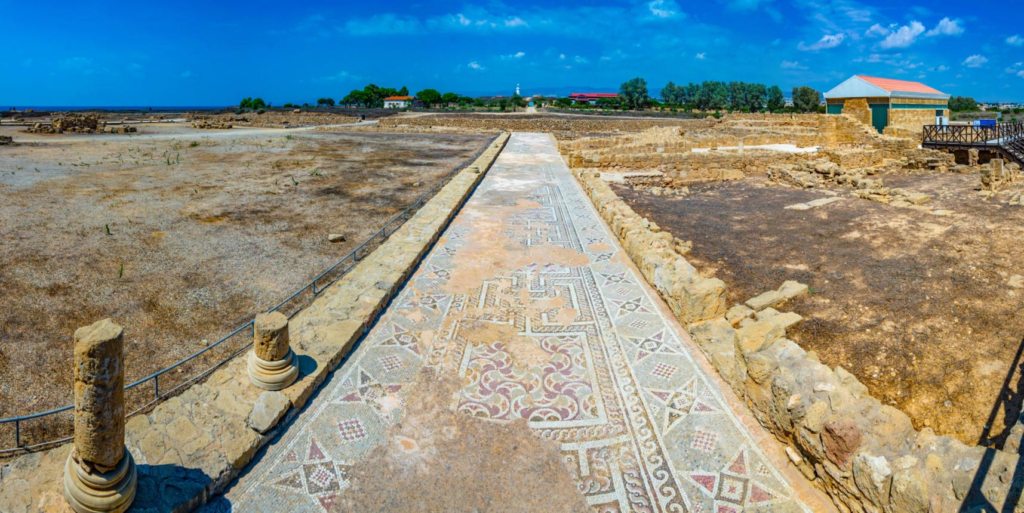 Paphos archaeological park Cyprus