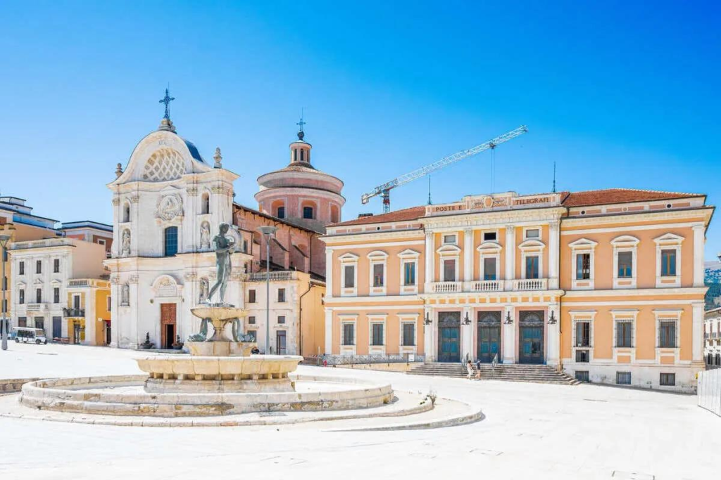 L’Aquila Italy historic centre