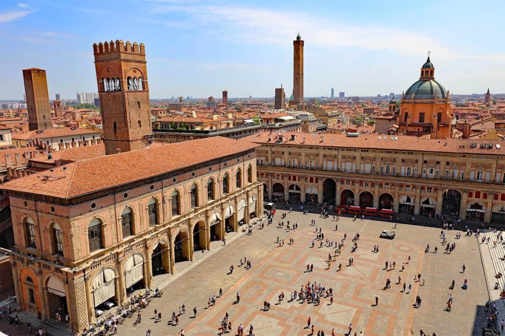 Piazza Maggiore Bologna Italy