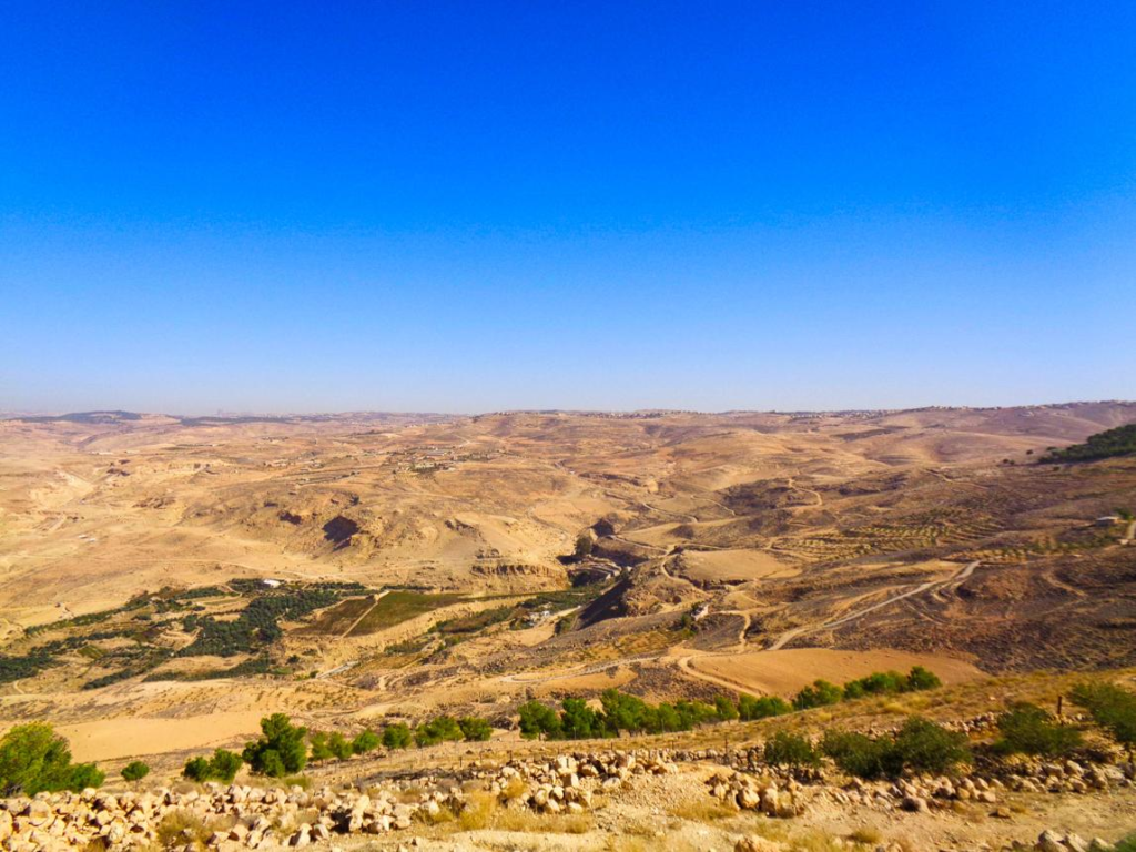 Northern Jordan desert landscape
