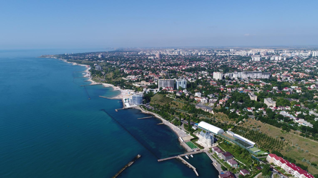 Odesa Ukraine city coastline