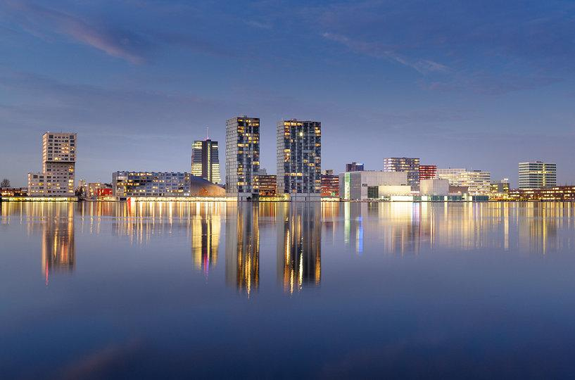 Almere Netherlands city skyline
