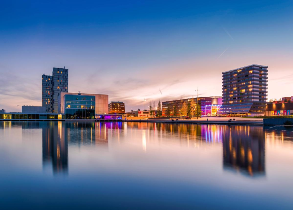 Almere waterfront Netherlands