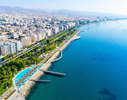 Limassol coastline Cyprus