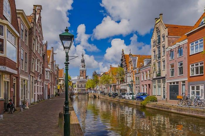 Haarlem canals Netherlands