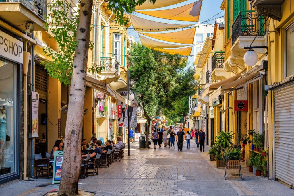 Nicosia Cyprus city streets
