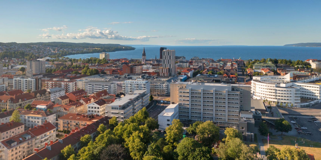 Jonkoping cityscape Sweden