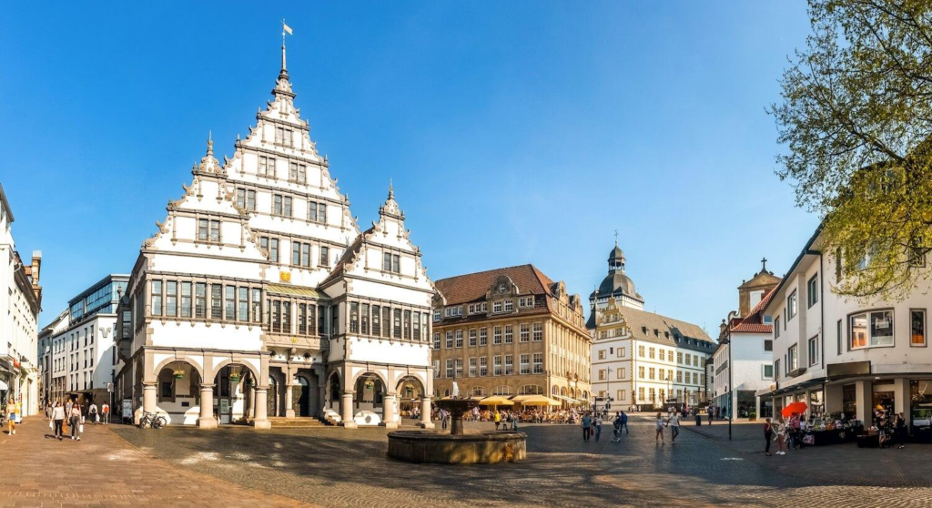 Paderborn old town Germany