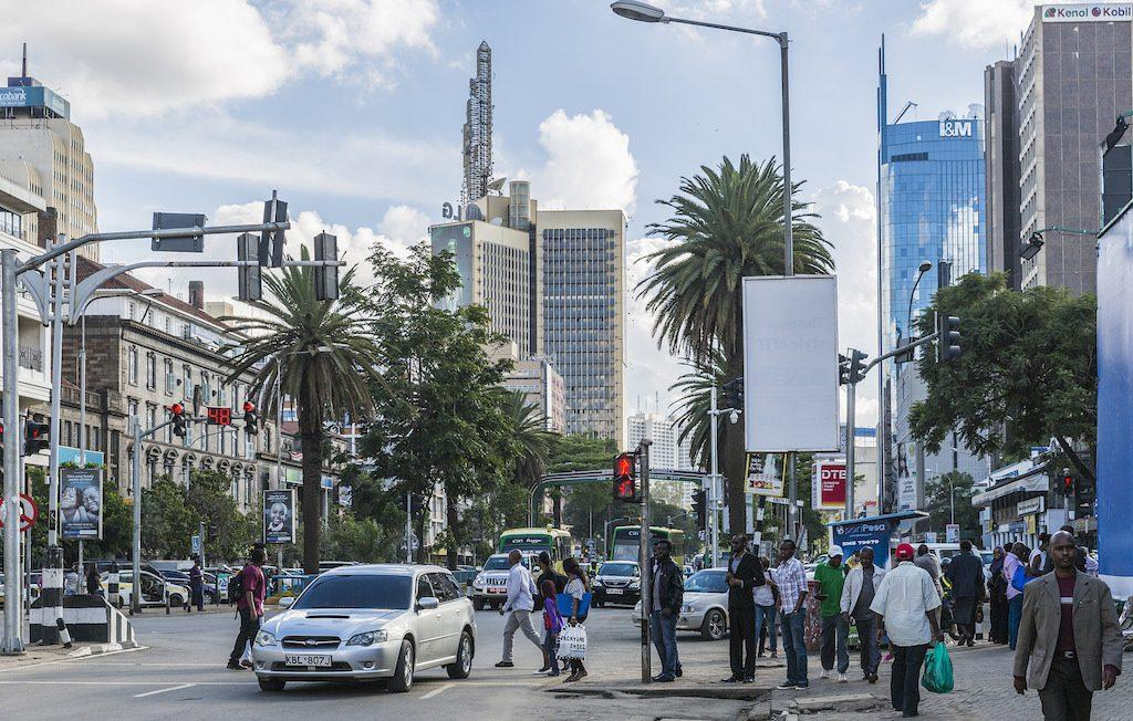 Nairobi city centre Kenya