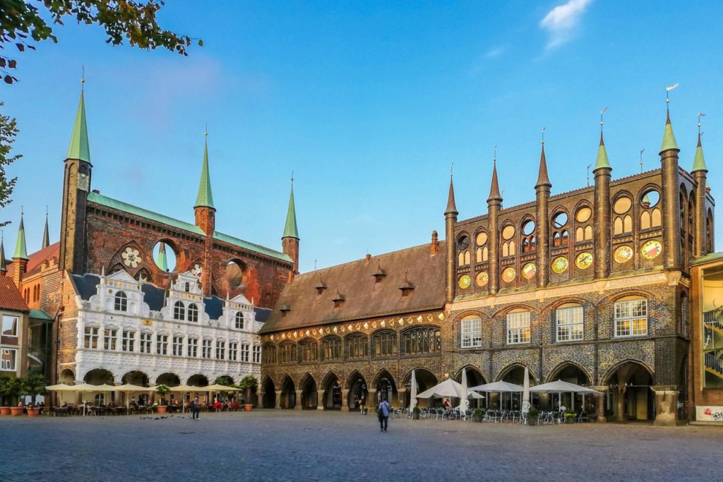 Lubeck historic city centre Germany