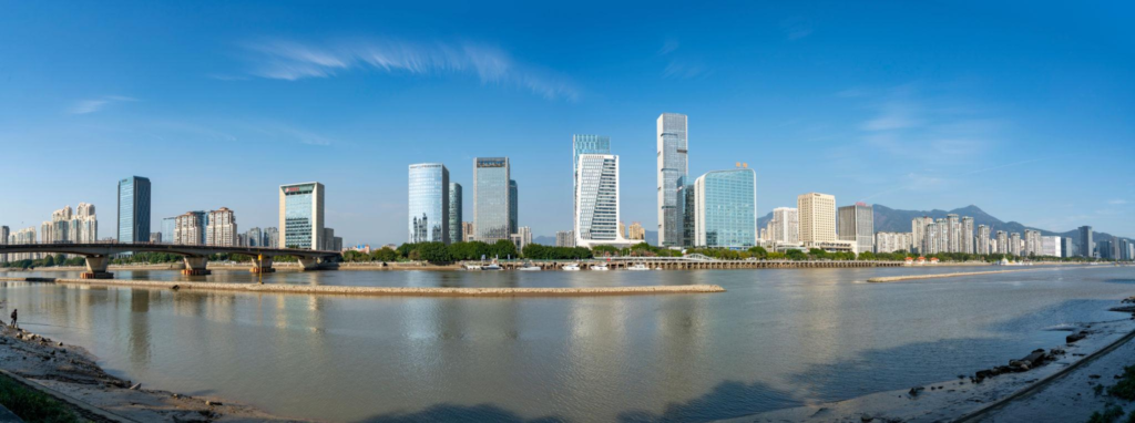 Fuzhou China city skyline