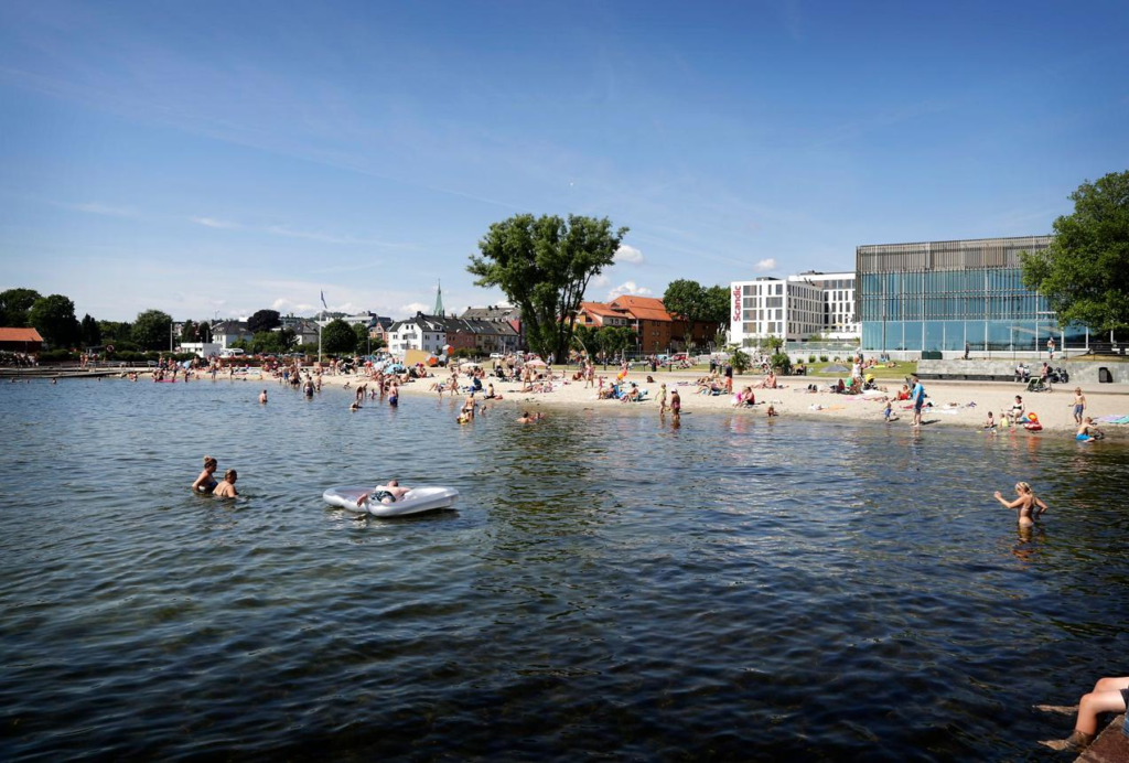 Kristiansand beach Norway