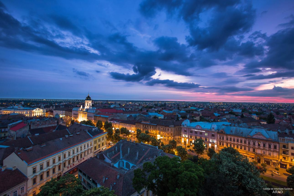 Arad cityscape Romania
