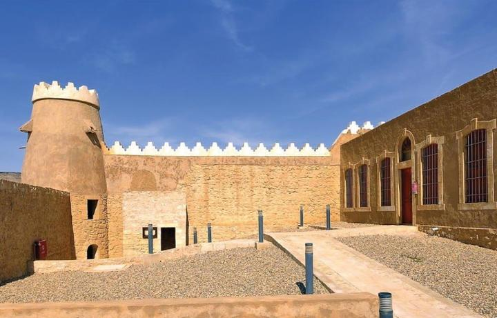 Traditional historical structures in Al Qurayyat.