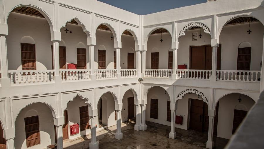 Historic Ibrahim Palace in Al Ahsa, Saudi Arabia.