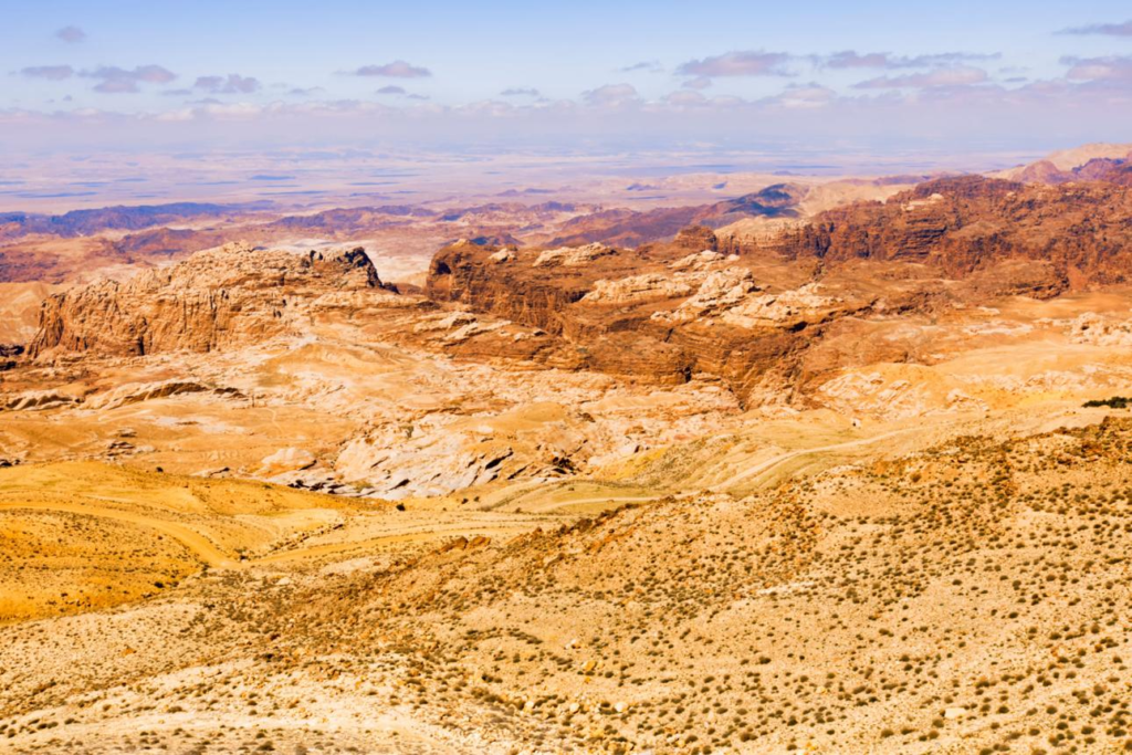 Desert scenery in Jordan.