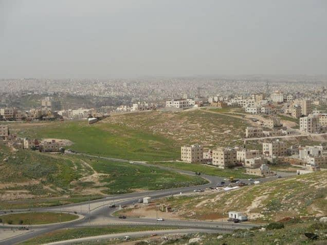 Landscape around Amman Jordan.
