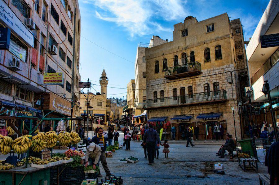 Streets and local community areas in Jordan.