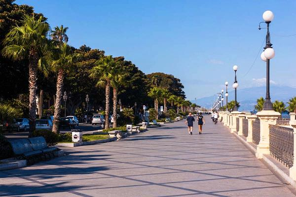 Reggio Calabria Italy seafront promenade