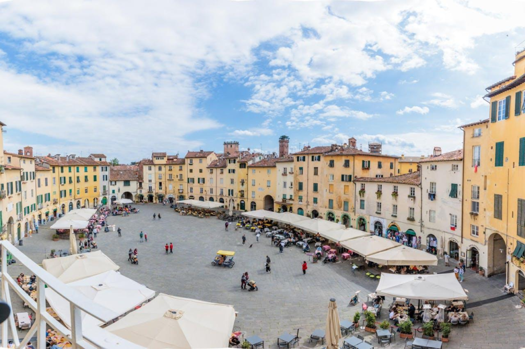 Lucca historic centre Italy