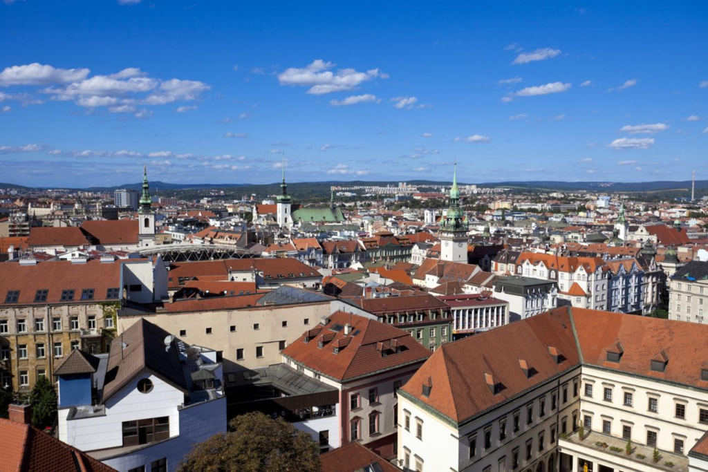 Brno cityscape Czech Republic